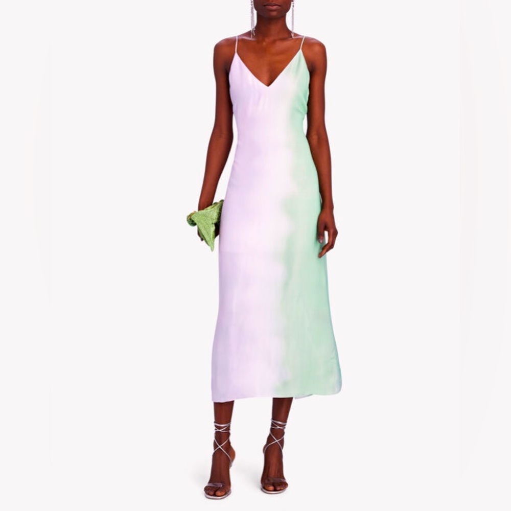 Brand new! EIKO AI Astro Ombre Midi Slip dress Size M